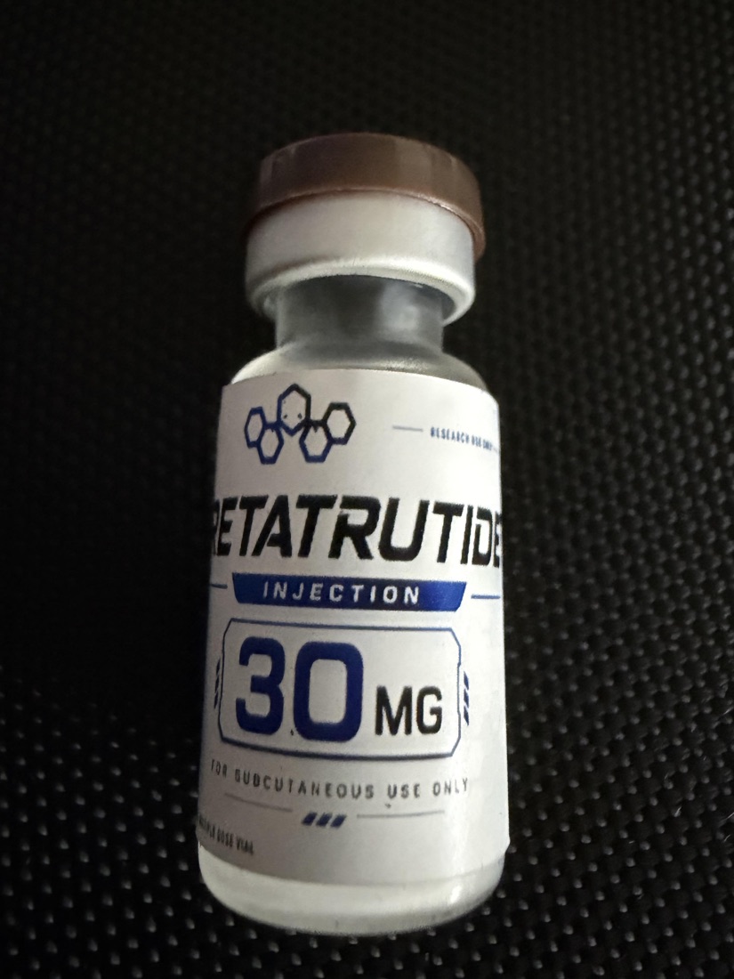Retatrutide 30mg injection vial, for subcutaneous use